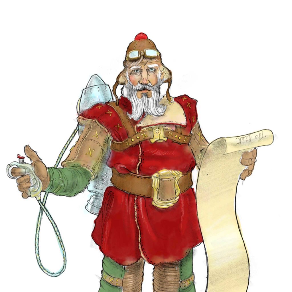 Holiday card created by Johnny Davis